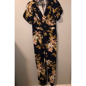 Xhilaration Floral Jumpsuit